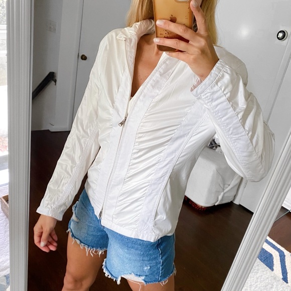 🐚 SEMPRE CASUAL WHITE IVORY EVERYDAY JACKET! - Picture 4 of 16